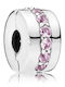 Σύμβολο Pandora Κλιπ Ροζ Pavé 791972pcz