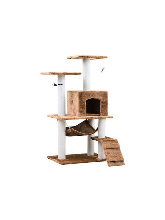 Pet Interest Cat Scratching Post Cat Trees Brown 50x40x120cm.