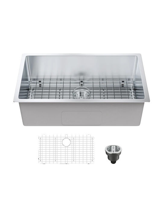 Stainless Steel Kitchen Sink Undermount Design Workstation Step Sink 30inch No Step