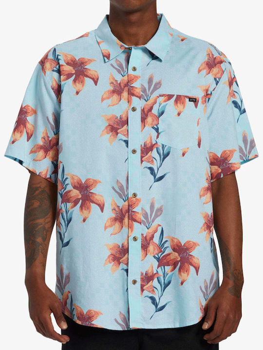 Billabong Sundays Short-sleeved Cotton Shirt Fl...