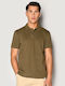 Camaro Men's Short Sleeve Blouse Polo Khaki