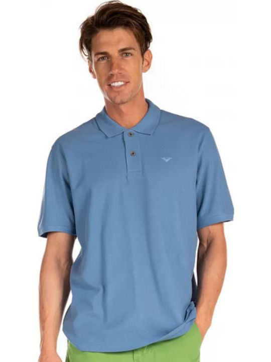 Polo Kurzarmbluse Rivera Blue