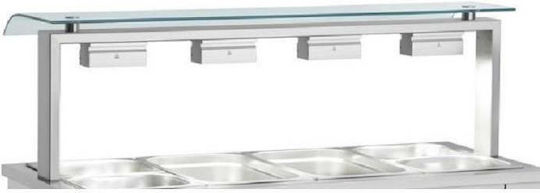 Inomak Heizungs-Buffet Lampe für Heizungs-Buffets mit Abmessungen 175.4x40x10cm