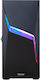 Spacer Thunder Gaming Middle Tower Cutie de calculator cu iluminare RGB Negru