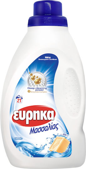 Ευρηκα Υγρό Απορρυπαντικό Ρούχων Μασσαλίας 840ml (21 Μεζούρες)