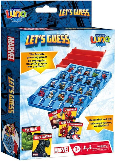 Board Game Μάντεψε Τους Ήρωες Marvel for 2 Players 3+ Years Old (EN) Luna
