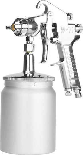Paint Gun Bottom Container Stainless Steel Airbrush 400ml 1.5mm Spray Paint Spray Gun W71