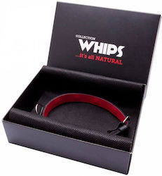 Natural din piele naturală Collar Narrow Thin Ladies Whips
