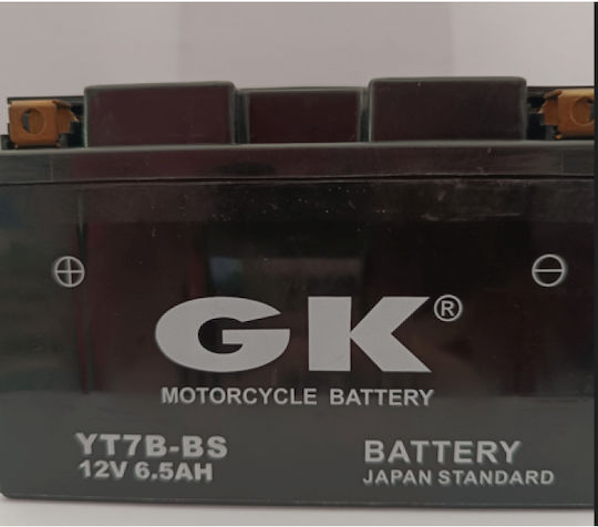 GK Inchis Baterie Motocicleta cu Capacitatea 6.5Ah