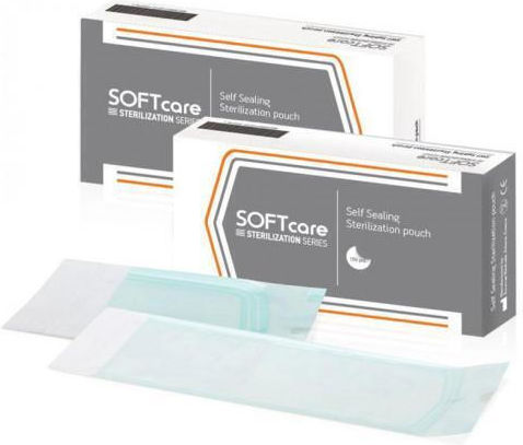 Pungi de sterilizare cu abur autoadezive 90mm X 260mm Soft Care