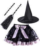 Skirt Broom Hat Witch Za4806