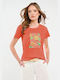 Volcano Women's T-shirt Orange