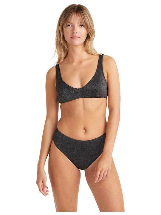 O'neill Bikini Set Sports Bra & Slip Bottom Black