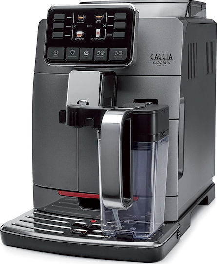 Gaggia Cadorna Prestige Automatic Espresso Coffee Machine 1900W Pressure 15bar with Grinder Grey RI9604/01