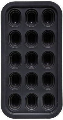 5Five Eiswürfelform Würfel aus Silikon Schwarze