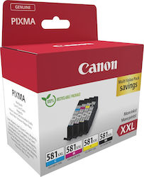 Canon CLI-581XXL Original Paket mit 4 InkJet Dr...