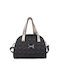 Shoulder Bag Ecological Leather Quilted Shoulder Bag Black