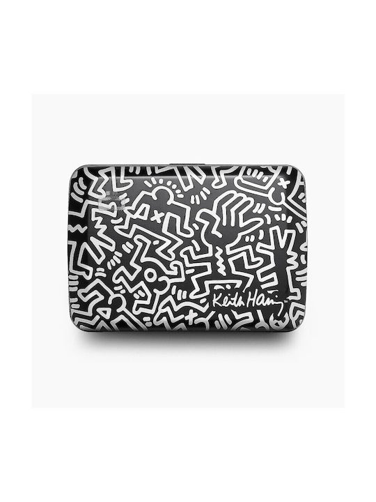 Aluminium wallet Ogon Stockholm V2 Keith Haring White Ogon