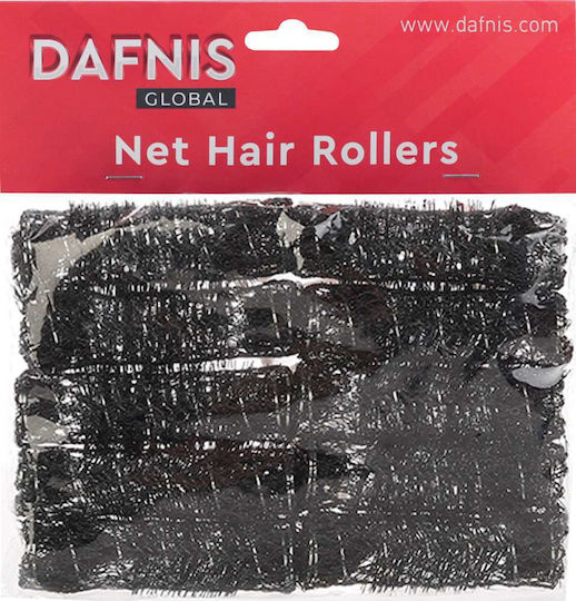 Dafnis Rollers Wire Mesh Roller 17mm in Black Color 10pcs