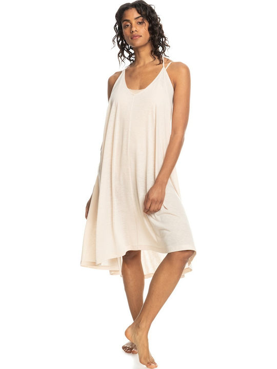 Roxy Sun Reflection Women's Dress Beachwear Beige