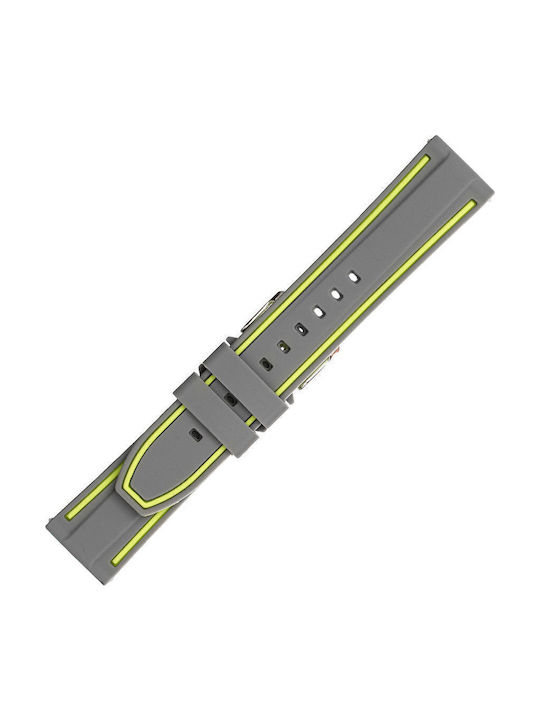 Cauciuc curea verde gri verde 24mm Kostelo