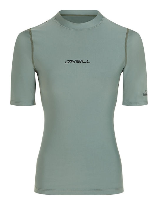 O'neill Women's Short Sleeve Sun Protection Shirt Green