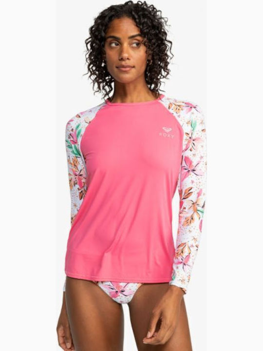 Roxy Women's Long Sleeve Sun Protection Shirt Pink