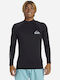 Quiksilver Everyday UPF 50 Men's Long Sleeve Sun Protection Shirt Black
