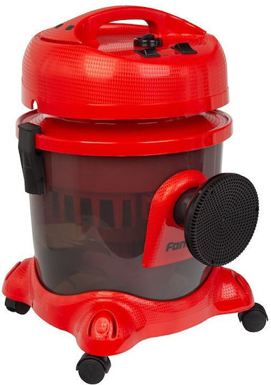 Fantom Pro Pro H2O 1500 Σκούπα Υγρών / Στερεών 1400W με Πλαστικό Κάδο 9lt