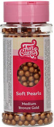 Fun Cakes Διακοσμητικές Πέρλες Χρυσές 60gr F53370