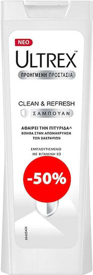 Ultrex Clean & Refresh Shampoos against Dandruff for All Hair Types 360ml