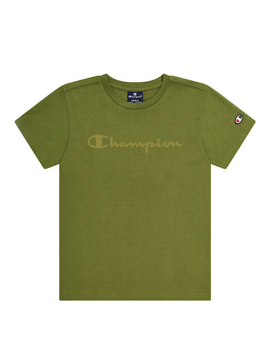 Champion Παιδικό T-shirt Khaki