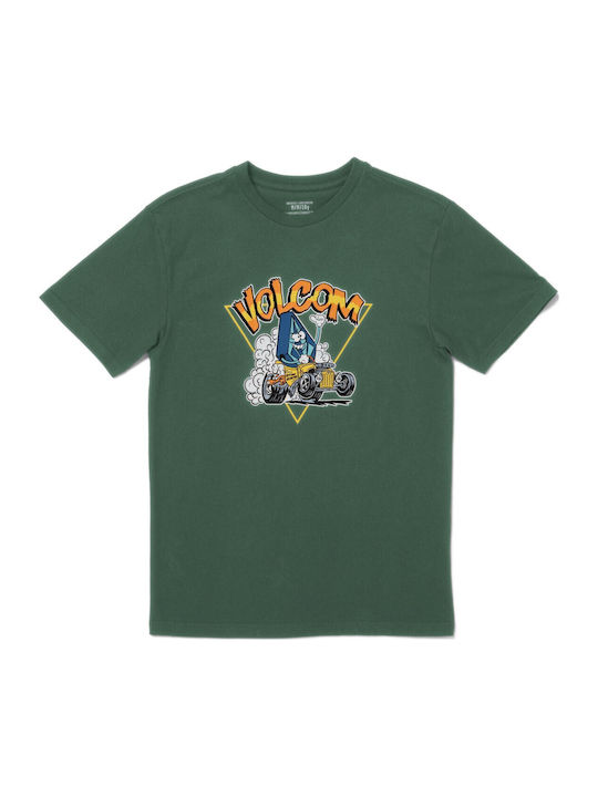 Kids' Shirt Short Sleeve FIR GREEN Hot Rodder