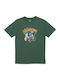 Kids' Shirt Short Sleeve FIR GREEN Hot Rodder