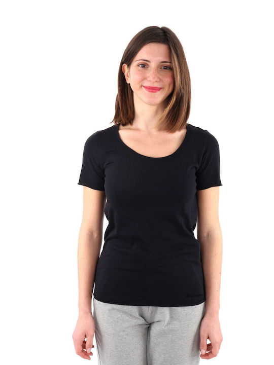 Champion Damen Sportlich T-shirt Black