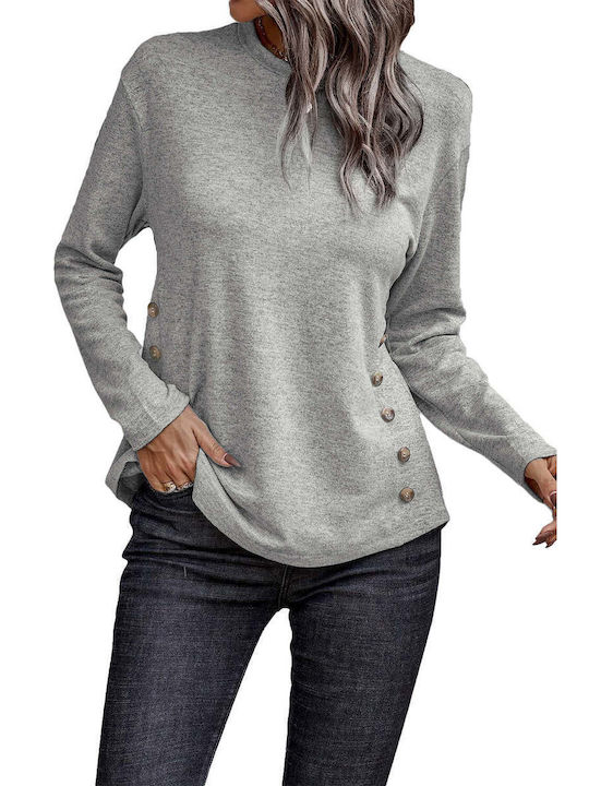 Amely Damen Pullover grey