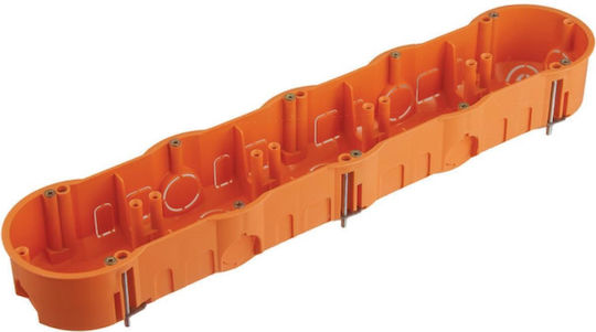 PAWBOL Surface Mounted Electrical Box for Drywall IP30 in Orange Color