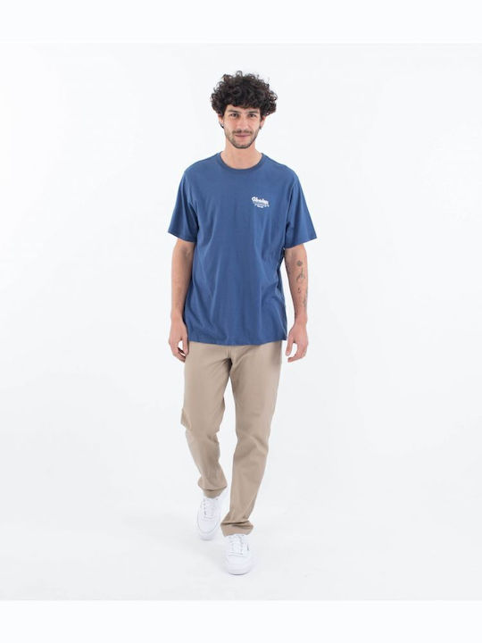 Hurley Everyday Ανδρικό T-shirt Κοντομάνικο Blue