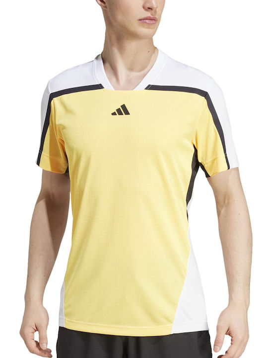 Adidas Heat.rdy Ανδρικό Αθλητικό T-shirt Κοντομάνικο Spark