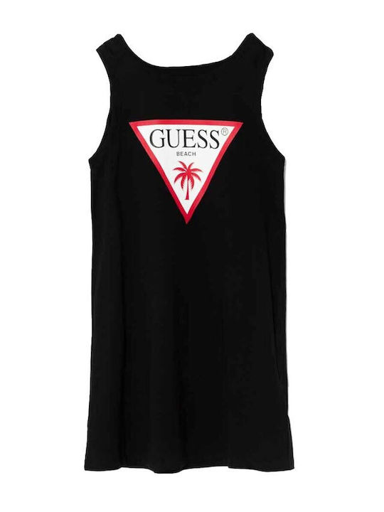 Guess Παιδικό Φόρεμα Jet Black