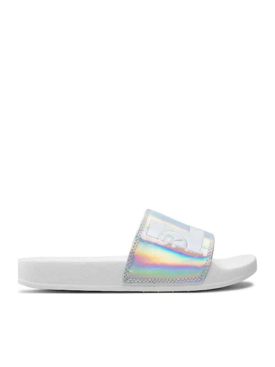 June Slides σε Ασημί Χρώμα