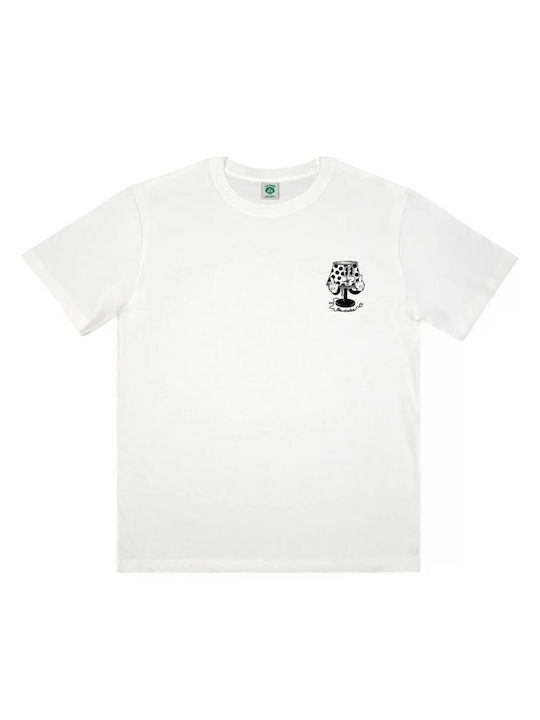 The Dudes Men's Short Sleeve T-shirt OFF-WHITE