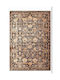 Tzikas Carpets 00153 Χειροποίητο Χαλί Ορθογώνιο με Κρόσια Μπεζ-καφέ-γκρι-χρυσό