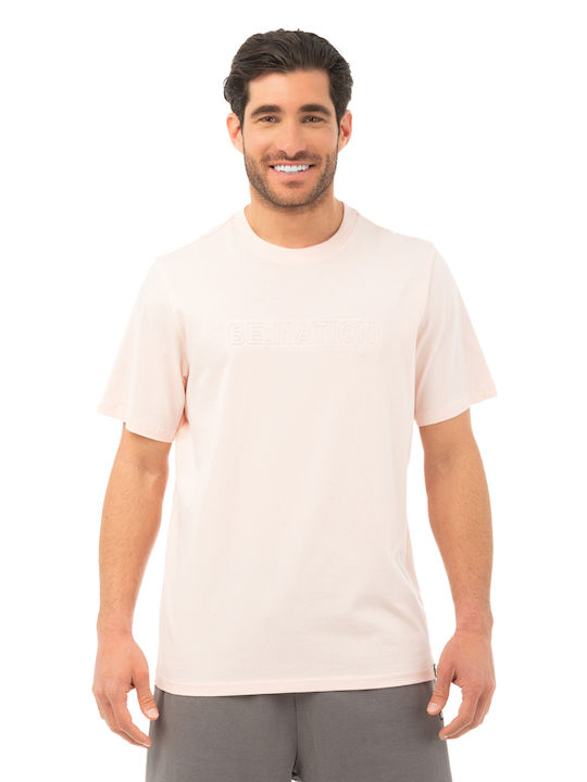 Be:Nation Men's Short Sleeve T-shirt Ecru