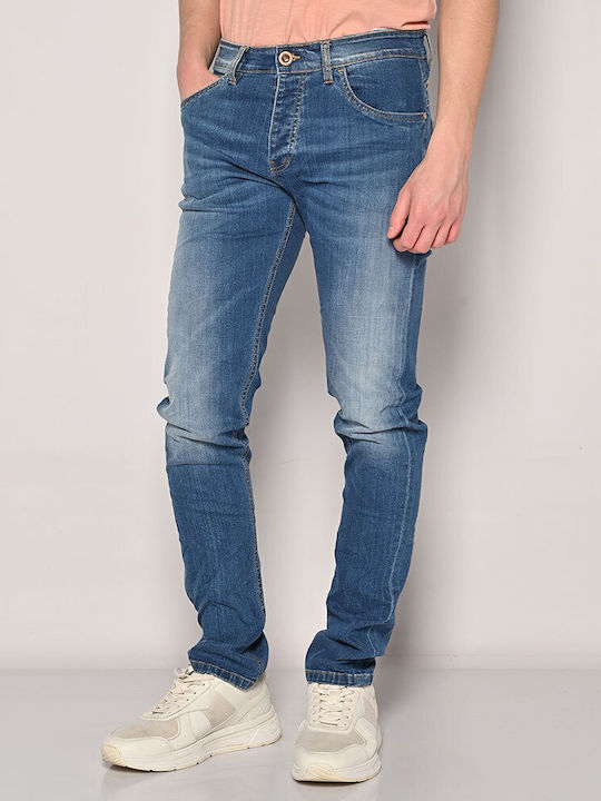 Herren Jeanshose Elastisches mit Regulärer Anwendung Blau