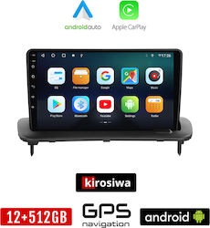 Kirosiwa Car Audio System for Volvo S40 2004-2012 (Bluetooth/USB/AUX/WiFi/GPS/Apple-Carplay/Android-Auto) with Touch Screen 9"