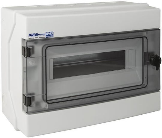 Elektro Plast Tablou electric Montat pe perete, Etanș, 1 Rând, 12 Elemente