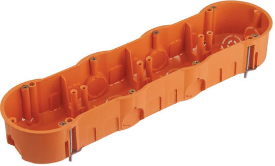 PAWBOL Surface Mounted Electrical Box for Drywall IP30 in Orange Color