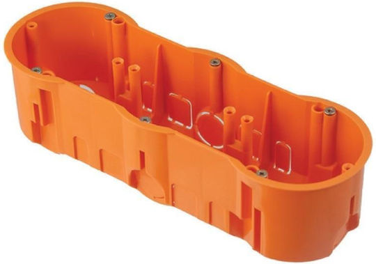 PAWBOL Flush Electrical Box IP30 in Orange Color