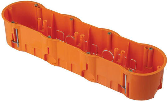 PAWBOL Surface Mounted Electrical Box for Drywall IP30 in Orange Color